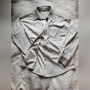 Corduroy oversized button down